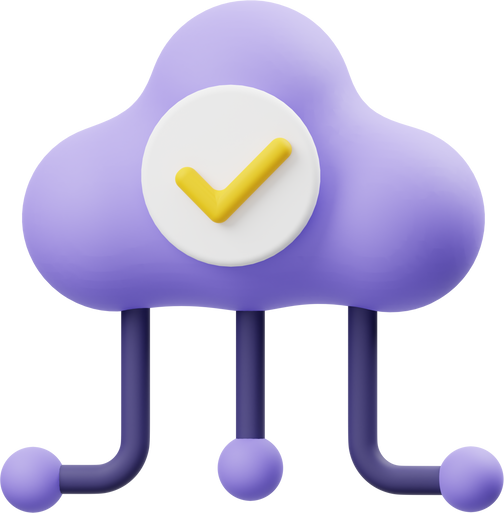Cloud 3D Render Illustration - Approval