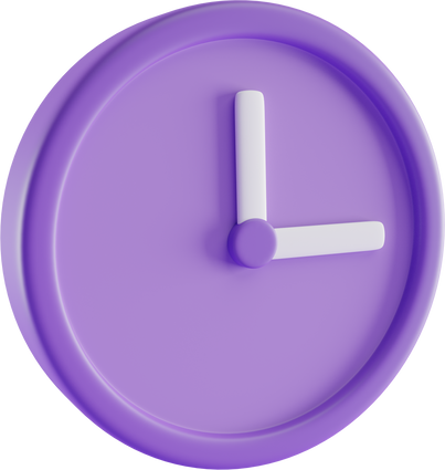 clock 3d icon